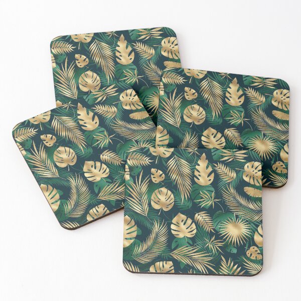 Item preview, TROPICA LEAF OVERLAY SEAMLESS PATTERN designed and sold by ildafdhome.