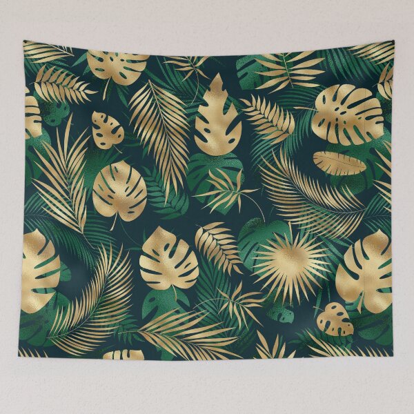 Item preview, TROPICA LEAF OVERLAY SEAMLESS PATTERN designed and sold by ildafdhome.