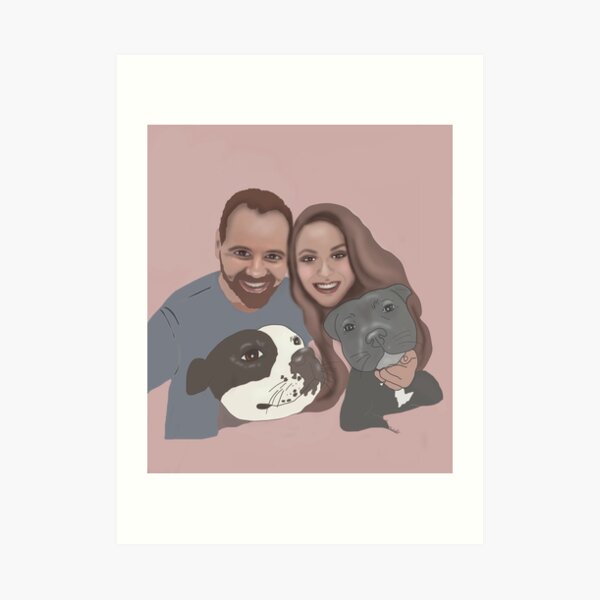 Jess pink option Art Print