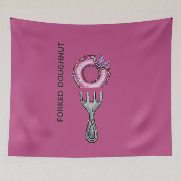 Item preview, FORKED DOUGHNUT by FrankenDuo mulberry violet designed and sold by FrankenDuo.