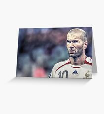 Zidane Greeting Card