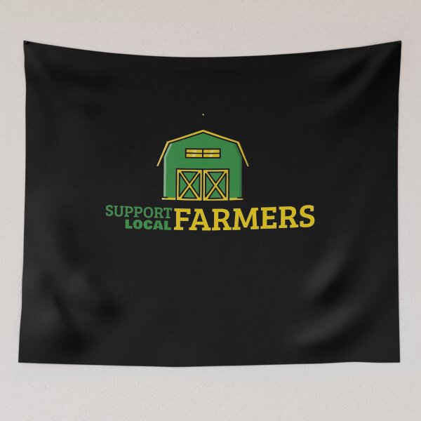 Item preview, Support Local Farmers Barn designed and sold by jacks-tees.