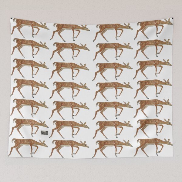 Item preview, White Tailed Deer, Wildlife, Animal, Beautiful, Nature Drawing designed and sold by CiliannArt.