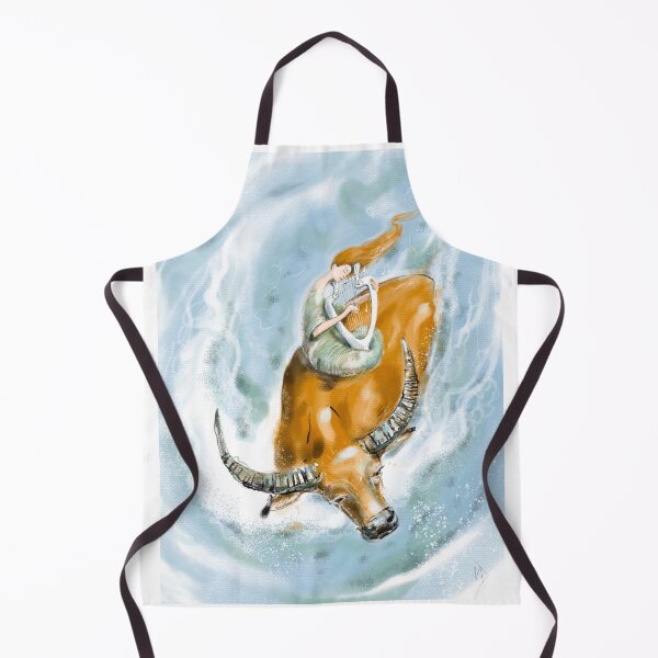 Item preview, The girl plays the lyre. Venus on the Golden bull. designed and sold by Mariartforyou.