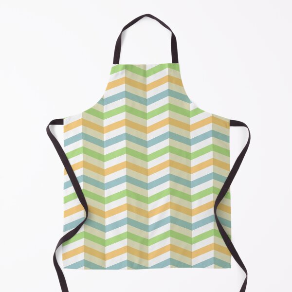 Item preview, Preppy Optical Illusion Pastel Orange Blue Green Chevron designed and sold by IamTrending.