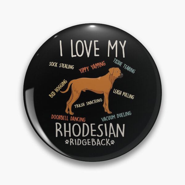 Item preview, I Love My Rhodesian Ridgeback Dog Lover Mom Dad Cute Funny Gift designed and sold by rafaeltto.