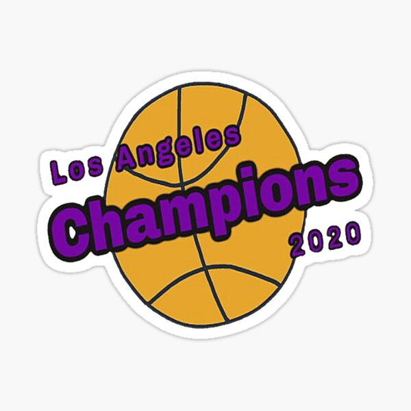 Los Angeles Lakers: 2020 Champions RealBig Logo - Officially Licensed NBA  Removable Wall Decal