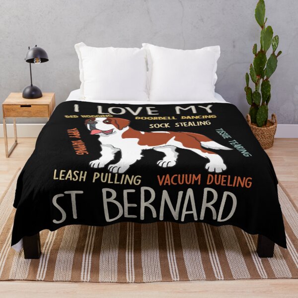 Item preview, I Love My St Bernard Dog Lover Mom Dad Cute Funny Gift designed and sold by rafaeltto.