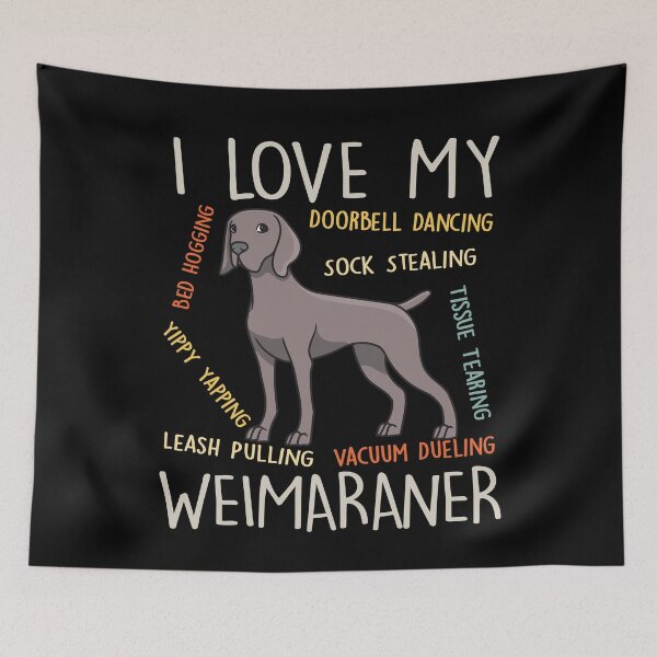 Item preview, I Love My Weimaraner Dog Lover Mom Dad Cute Funny Gift designed and sold by rafaeltto.