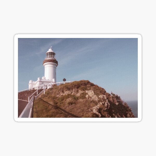 Vintage Cape Byron Lighthouse Sticker