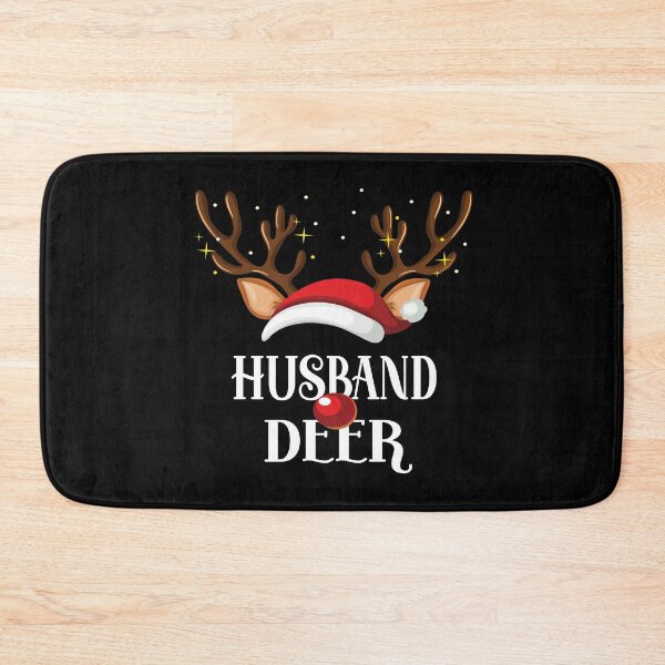 Item preview, Husband Deer Family Matching Christmas Reindeer Party print designed and sold by Grabitees.