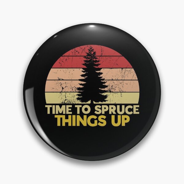 Item preview, Time To Spruce Things Up Funny Christmas Pun designed and sold by juvajay.