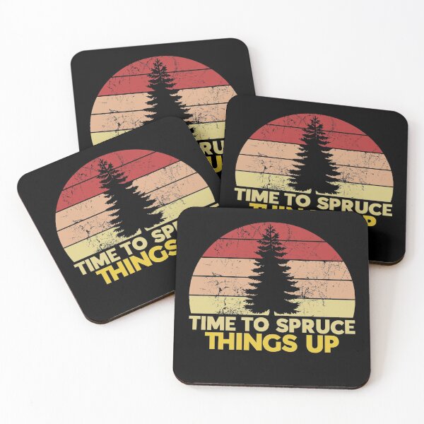 Item preview, Time To Spruce Things Up Funny Christmas Pun designed and sold by juvajay.