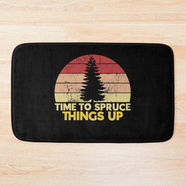 Item preview, Time To Spruce Things Up Funny Christmas Pun designed and sold by juvajay.