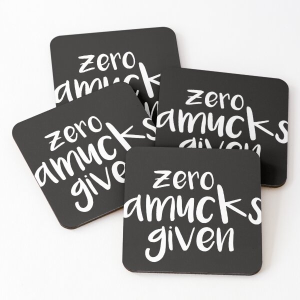Item preview, Zero amucks given designed and sold by manardesign.