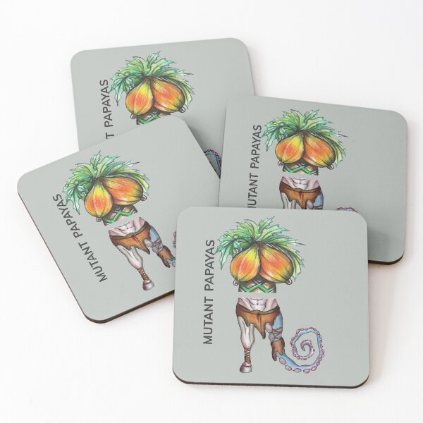 Item preview, MUTANT PAPAYAS by FrankenDuo washed khaki designed and sold by FrankenDuo.