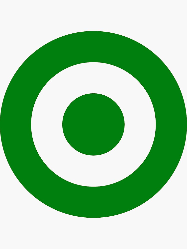 "Green Target Bullseye" Sticker for Sale by targetmart Redbubble