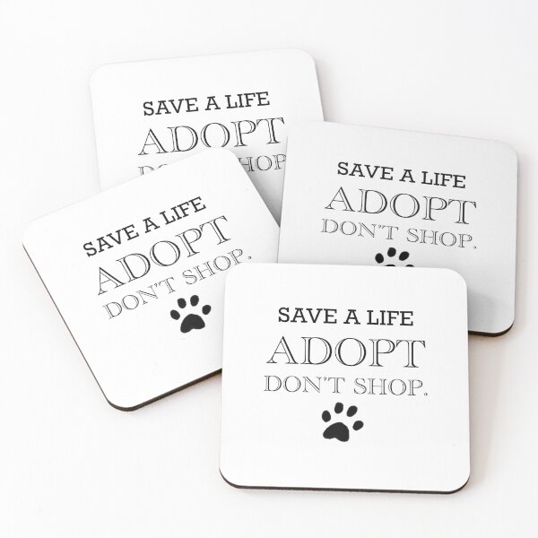 Item preview, Adopt don’t shop designed and sold by Sarah-Wilde.