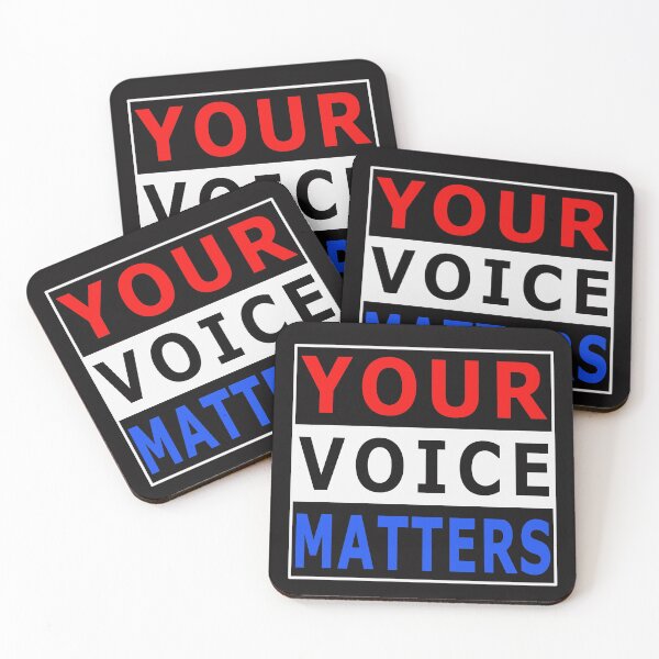 Item preview, Your Voice Matters Your Vote Matters US election 2020 designed and sold by CareShare Design.