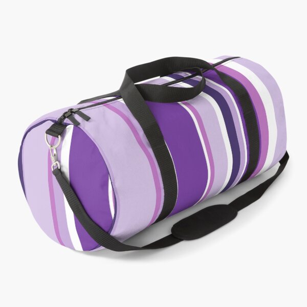 Item preview, Preppy Purple Plum Violet Lilac Stripes designed and sold by IamTrending.