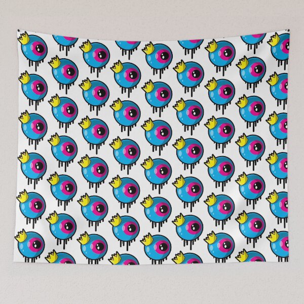 Item preview, Dripping Blue Eyeball With Crown designed and sold by swiftyspade.