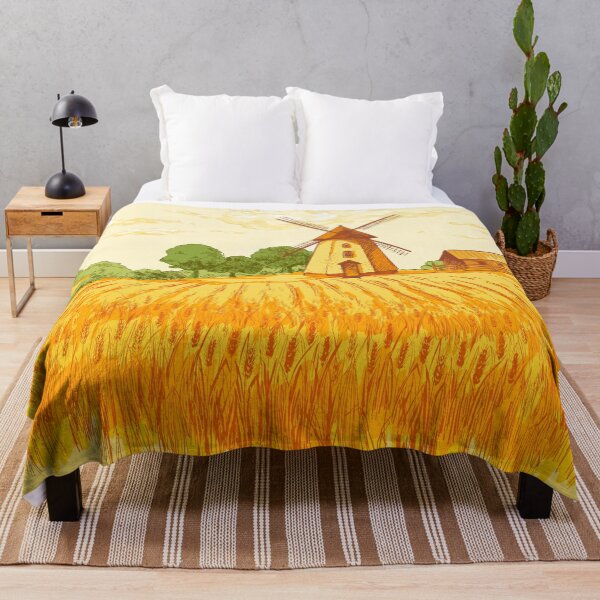 Item preview, Watercolor Countryside Landscape designed and sold by Vector Scout Lab.