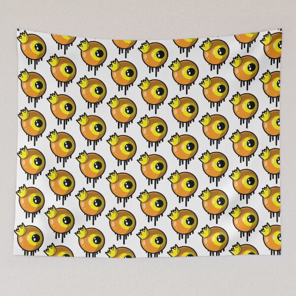Item preview, Dripping Orange Eyeball With Crown designed and sold by swiftyspade.