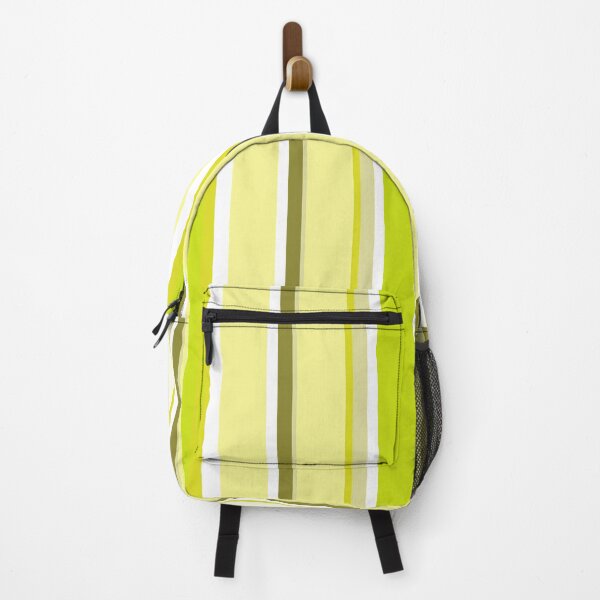 Item preview, Preppy 1980s Green Lime Mint Yellow Stripes designed and sold by IamTrending.