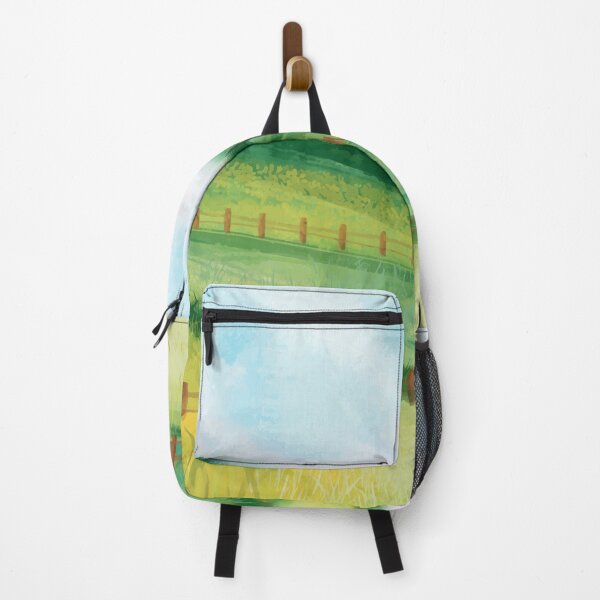 Item preview, Beautiful Watercolor Spring Countryside Landscape designed and sold by Vector Scout Lab.