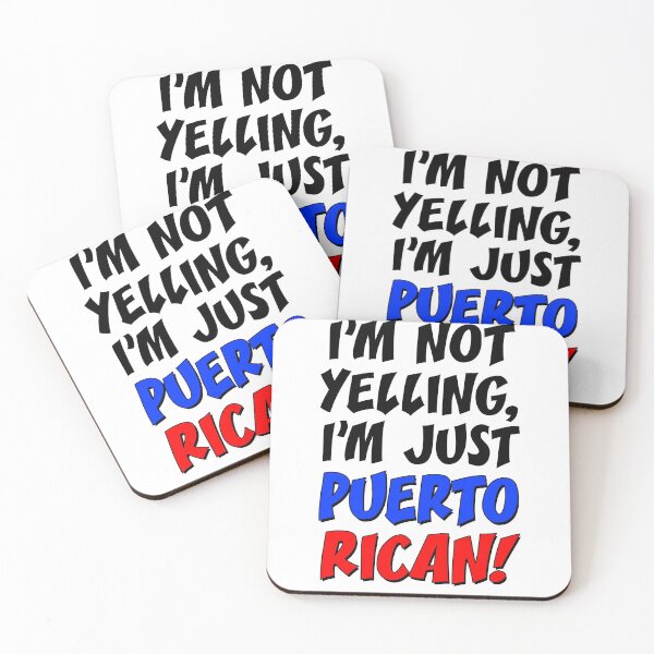 Item preview, Not Yelling I'm Puerto Rican designed and sold by jaycartoonist.
