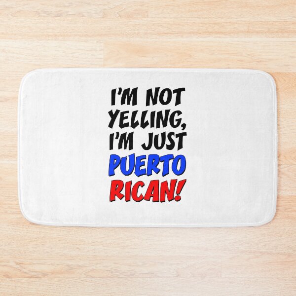 Item preview, Not Yelling I'm Puerto Rican designed and sold by jaycartoonist.