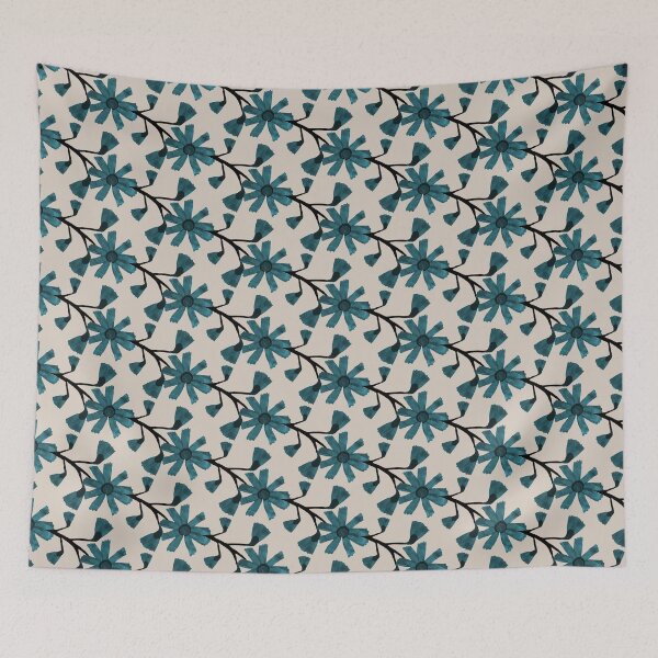 Item preview, Flowers in Blue designed and sold by catherinestone.