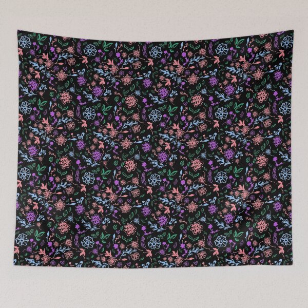 Item preview, Aesthetic flowers pattern  designed and sold by feether-store.