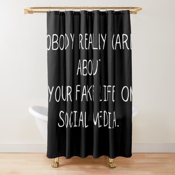 Item preview,  Nobody really cares about your fake life on social media designed and sold by SpicyCherrys.