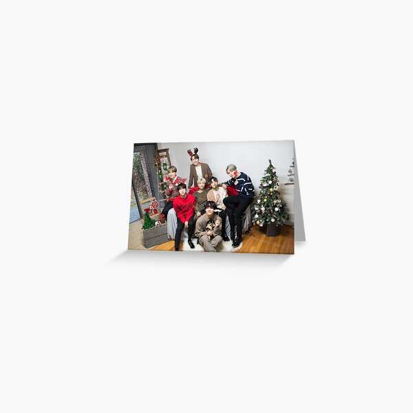 BTS Weihnachten Grußkarte
