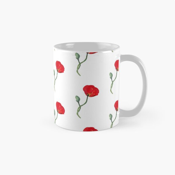 Item preview, Poppy flower in juicy red color designed and sold by Cacatuart.