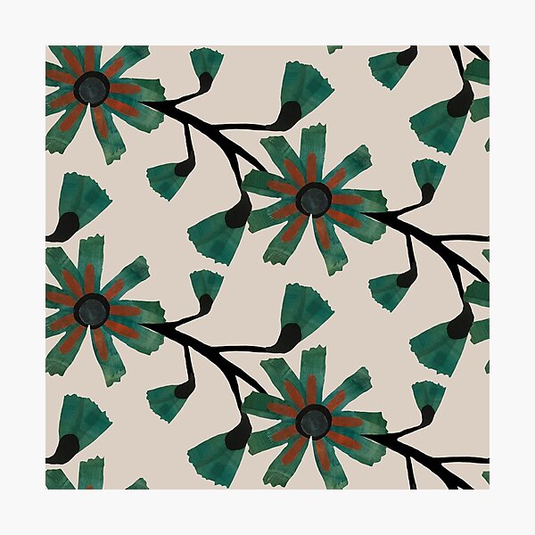 Item preview, Flowers in Green designed and sold by catherinestone.