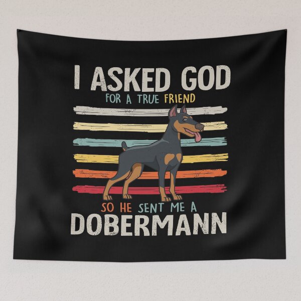 Item preview, Dobermann Dog Lover Mom Dad Cute Funny Gift designed and sold by rafaeltto.