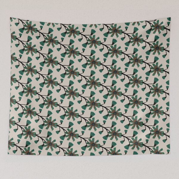 Item preview, Flowers in Green designed and sold by catherinestone.