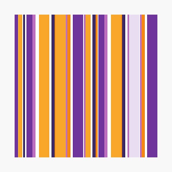 Item preview, Preppy 1980s Retro Chic Purple Orange Blue Stripes designed and sold by IamTrending.