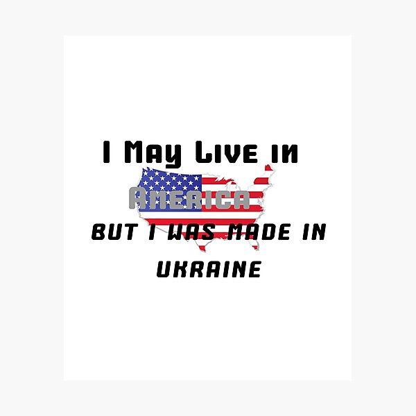 Artikelvorschau, ukrianian l pround us und ukrian l Made is UK l Made in Ukraine entworfen und verkauft von Apiwut Chuenjit.