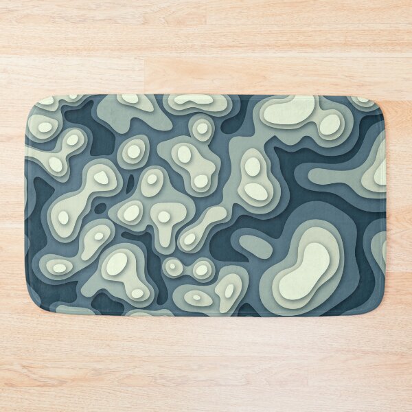 Item preview, 3D Papercut Topographic Terrain designed and sold by Vector Scout Lab.