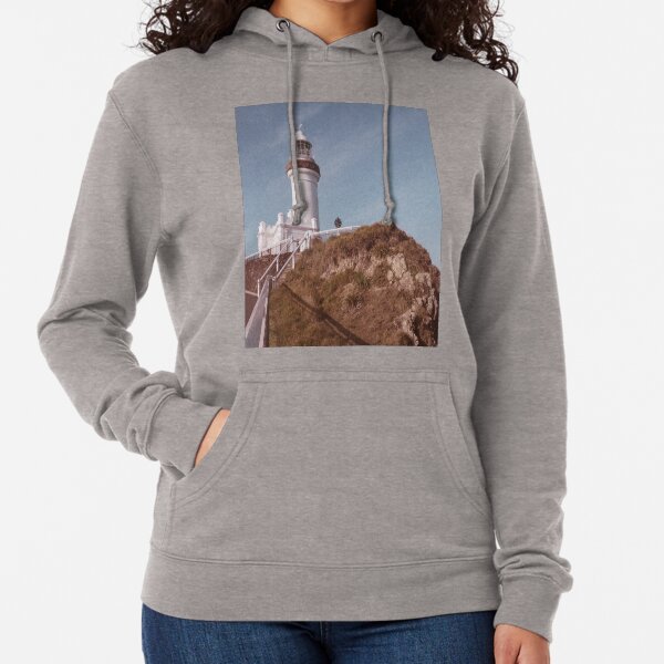 Vintage Cape Byron Lighthouse Lightweight Hoodie