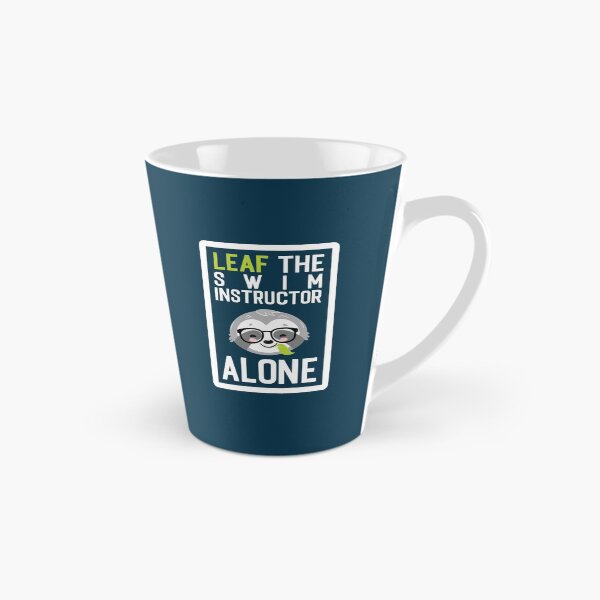 Item preview, Funny Swim Instructor Pun - Leaf me Alone - Gifts for Swim Instructors designed and sold by betternotes.