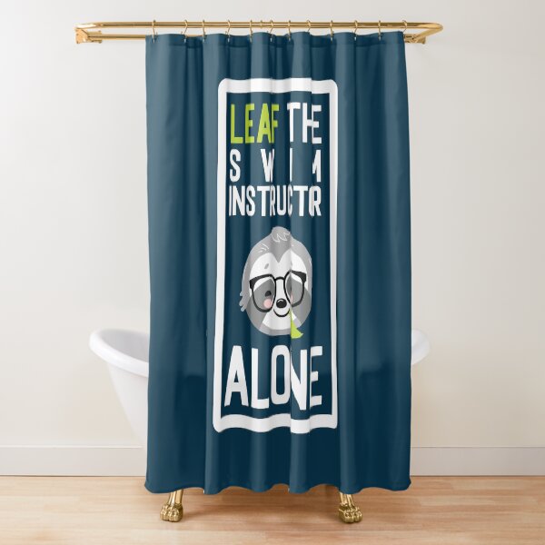 Item preview, Funny Swim Instructor Pun - Leaf me Alone - Gifts for Swim Instructors designed and sold by betternotes.