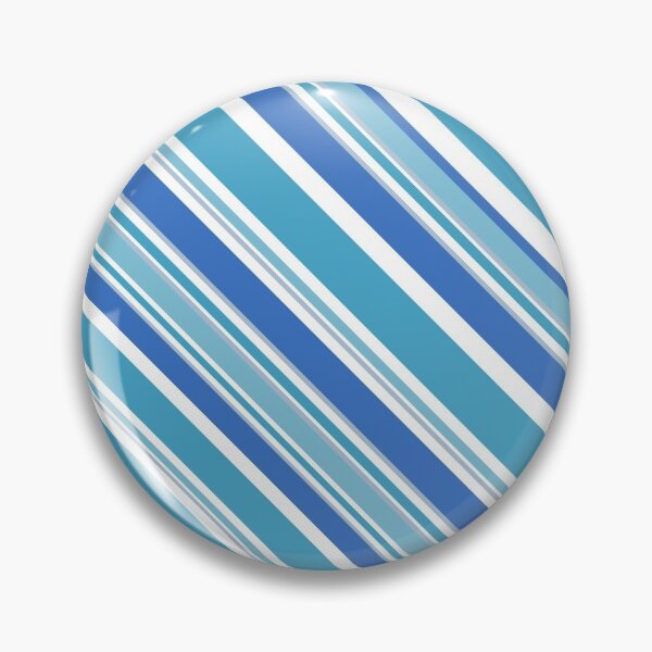 Item preview, Preppy Summer Nautical Beach Teal Blue White Stripes designed and sold by IamTrending.