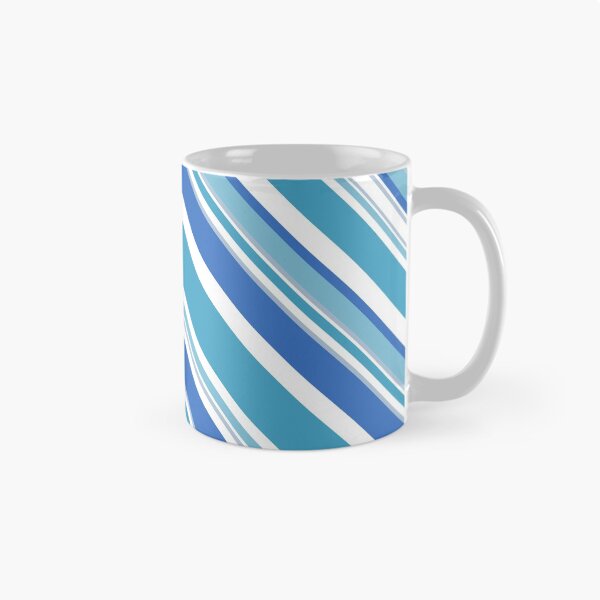 Item preview, Preppy Summer Nautical Beach Teal Blue White Stripes designed and sold by IamTrending.