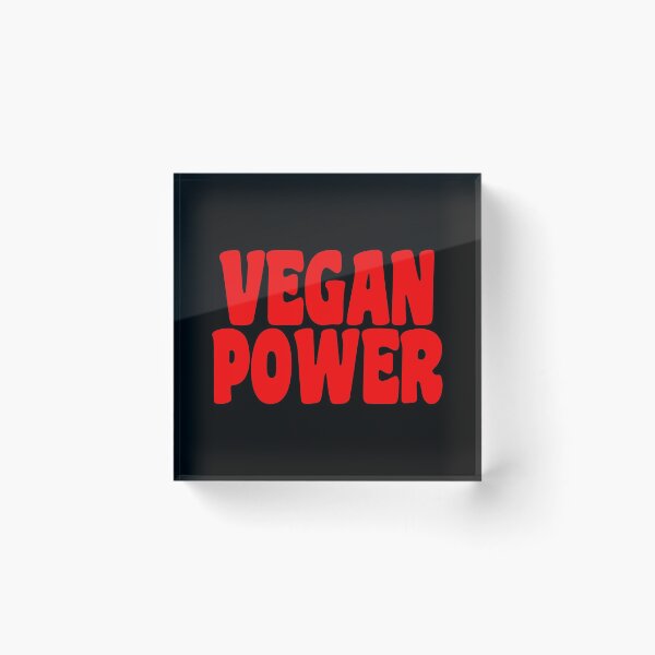 Item preview, Vegan Power (Inspirational Quote) designed and sold by SassyClassyMe.