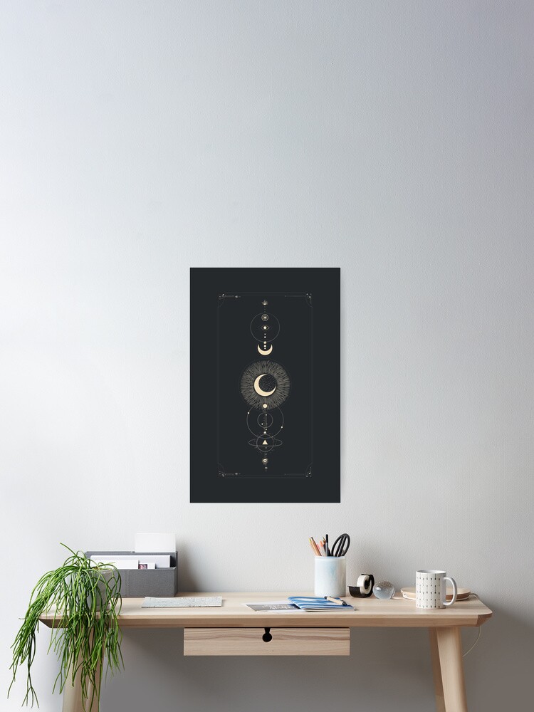 Thumbnail 2 of 3, Poster, Moons designed and sold by Reecewj.