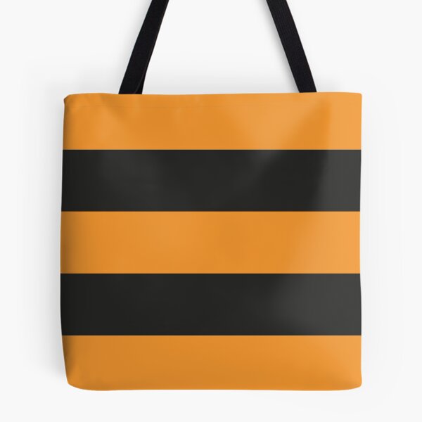 Item preview, Large ORANGE and BLACK  Horizontal STRIPES designed and sold by RachelMacht.